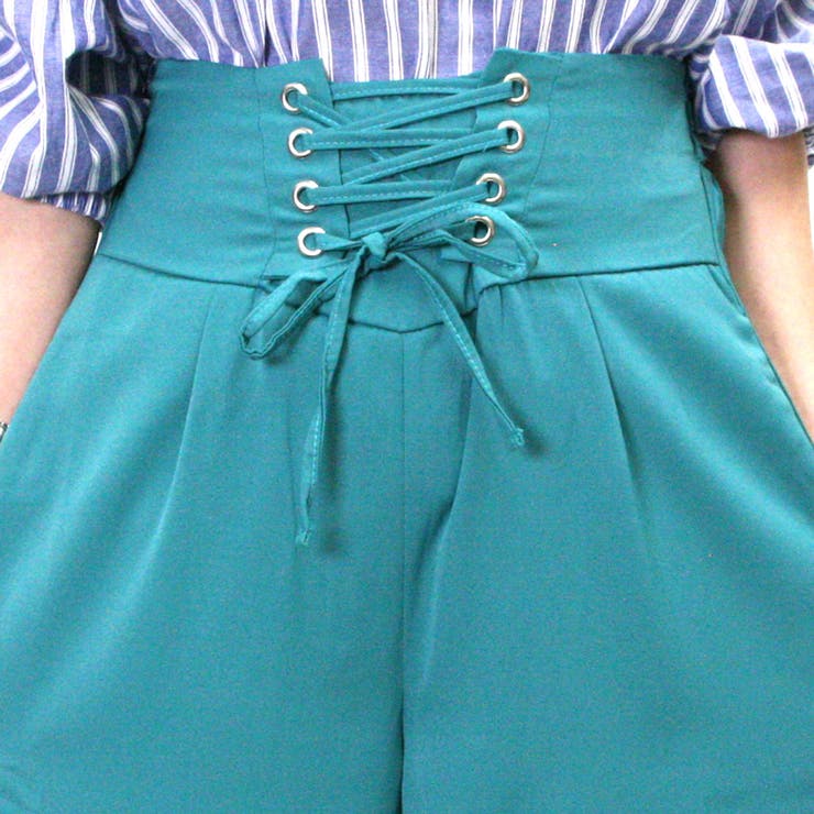 バックゴム ギャザースピンドル エステルワイドパンツ | non-hedge  | 詳細画像4