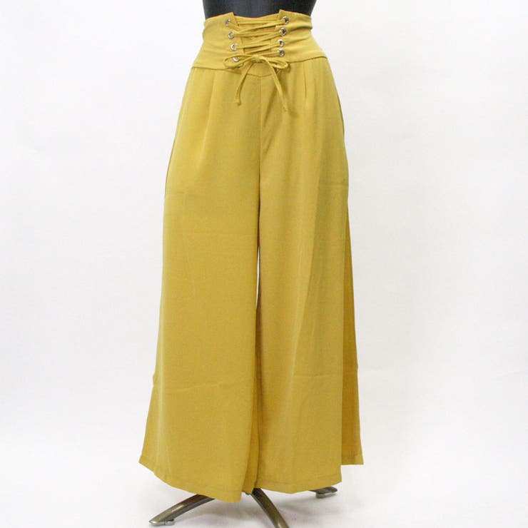 バックゴム ギャザースピンドル エステルワイドパンツ | non-hedge  | 詳細画像8