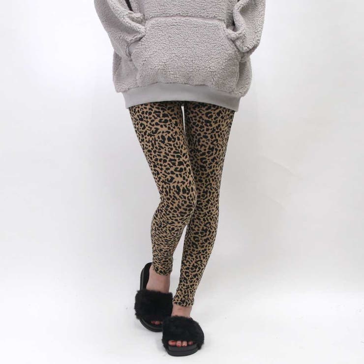 レオパード柄レギンス レオパード レギンス[品番：NHGW0000324]｜non