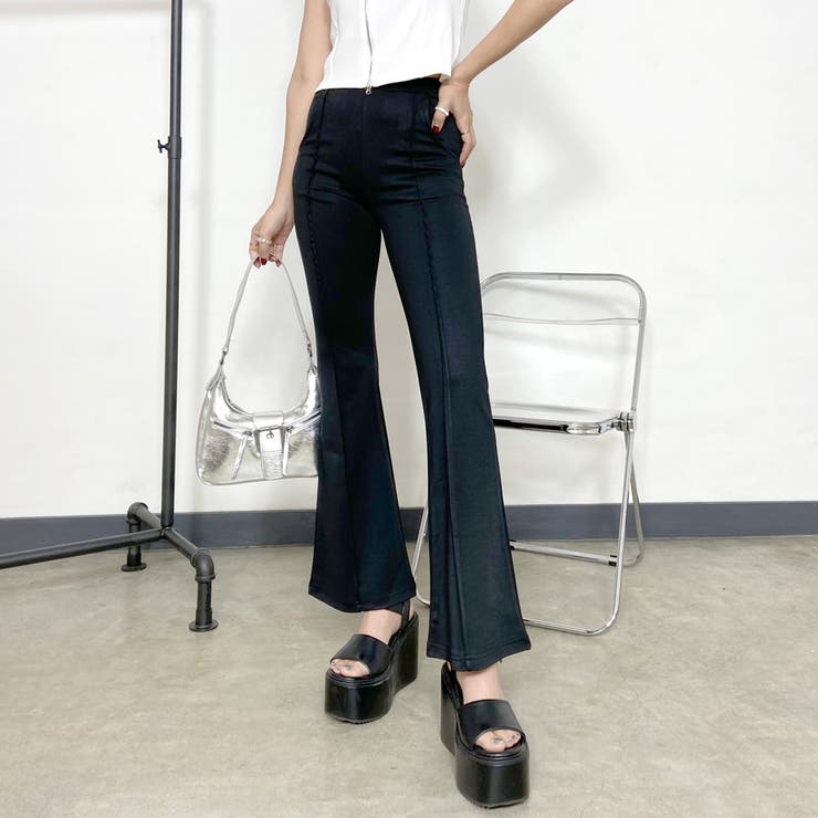 センタープレスフレアパンツ | non-hedge  | 詳細画像4 