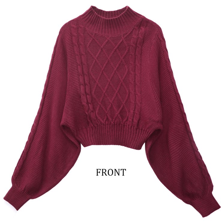 【ハイネック】新品ラインストーン　バルーンスリーブトップス　フーシャピンクｄ27 ハイネック】新品ラインストーン バルーンスリーブトップス