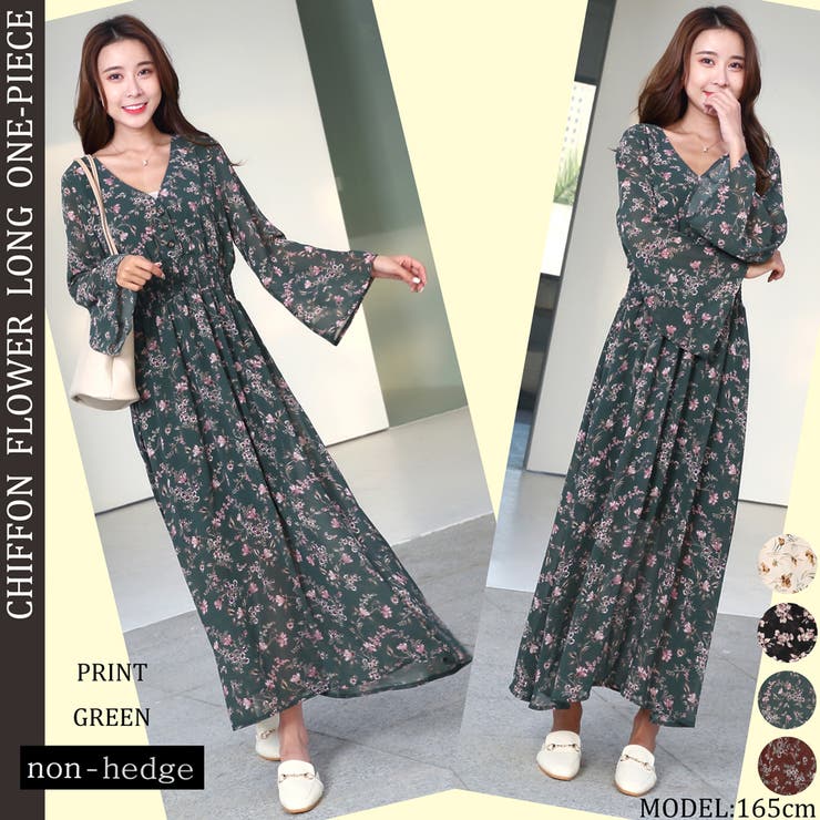 セール中♪  花柄マキシワンピース Chiffon シフォン 楽天市場】ワンピース 花柄 シフォン マキシワンピース / 花柄