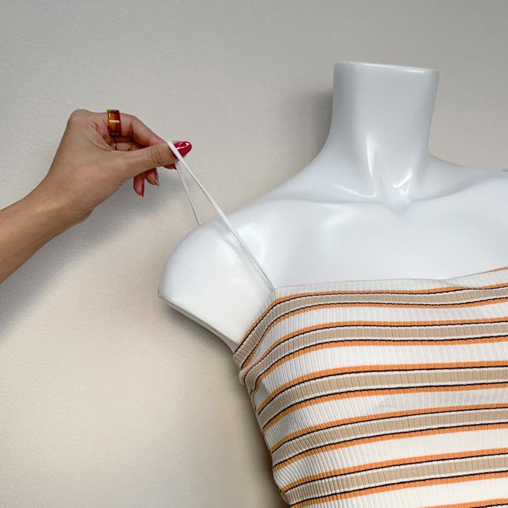 パッド入りリブキャミソール レディース ファッション | non-hedge  | 詳細画像11 