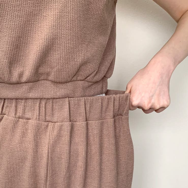 リブノースリプルオーバー・ワイドパンツセット | non-hedge  | 詳細画像17 