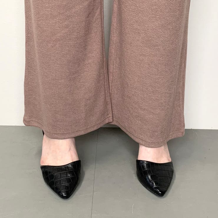 リブノースリプルオーバー・ワイドパンツセット | non-hedge  | 詳細画像19 