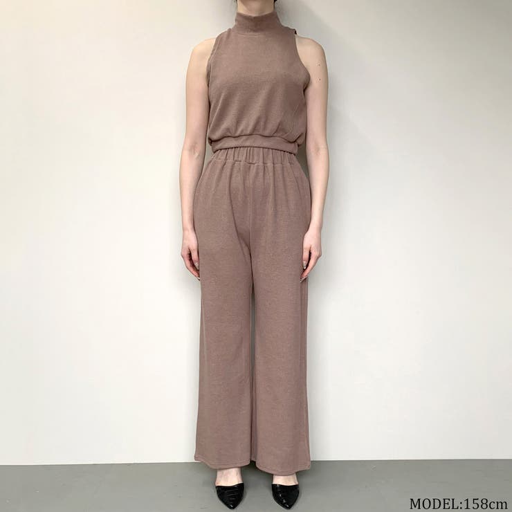 リブノースリプルオーバー・ワイドパンツセット | non-hedge  | 詳細画像9 