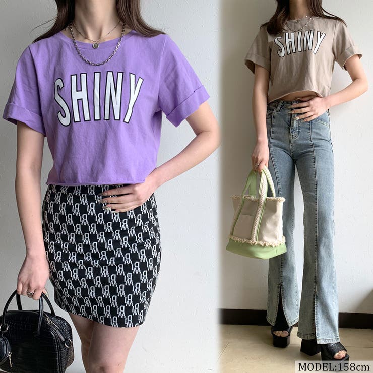 ロゴショート丈Tシャツ レディース ファッション | non-hedge  | 詳細画像3 