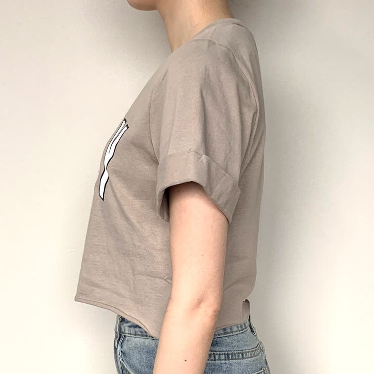 ロゴショート丈Tシャツ レディース ファッション | non-hedge  | 詳細画像8 