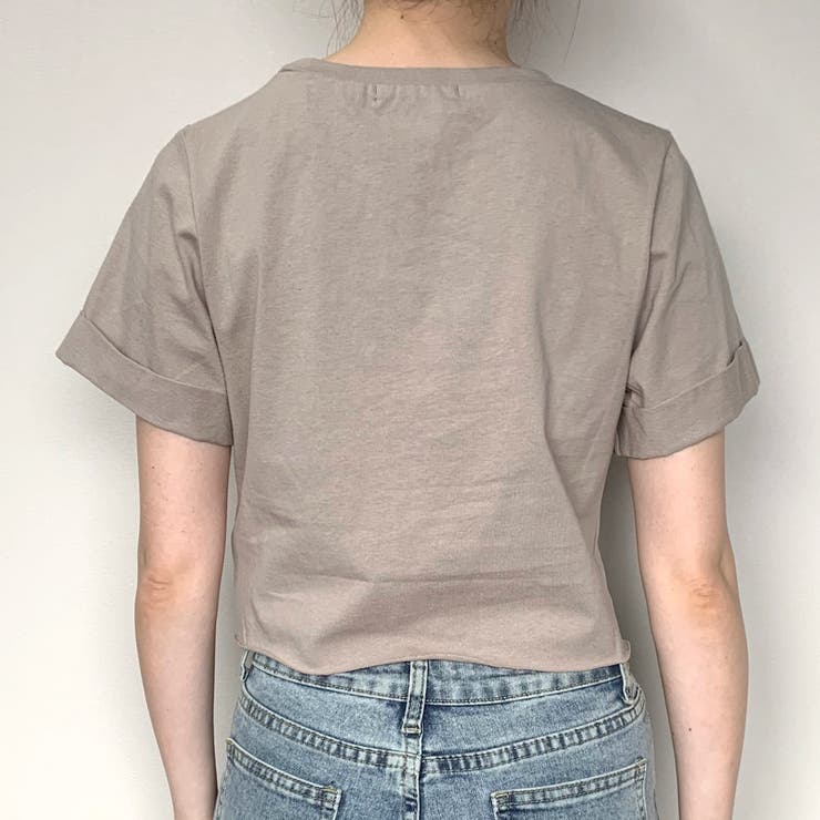 ロゴショート丈Tシャツ レディース ファッション | non-hedge  | 詳細画像9 