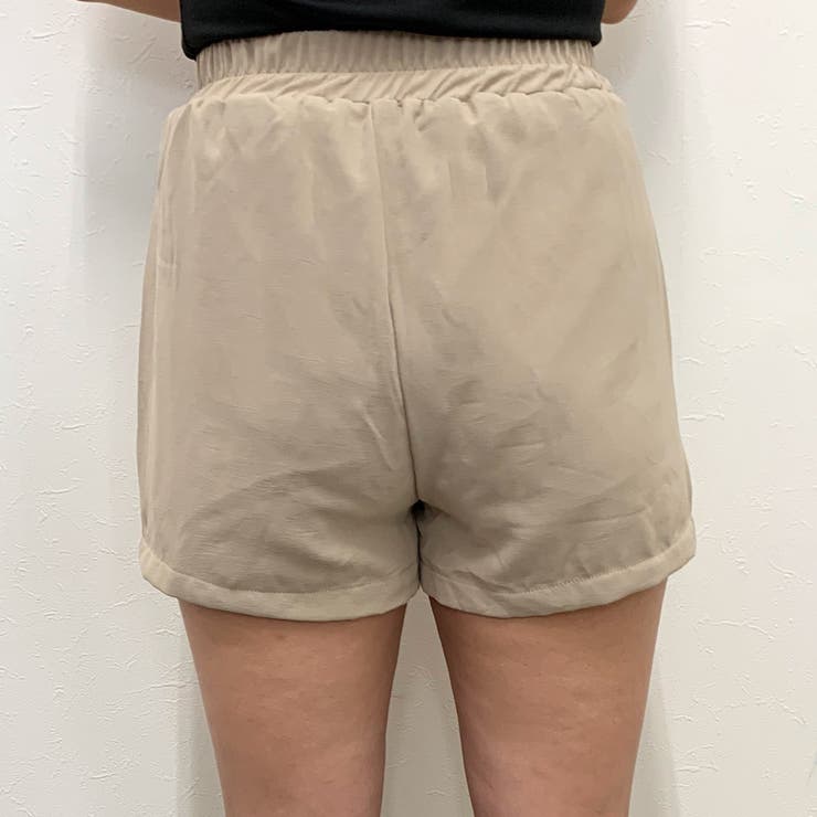 シャツ ショートパンツセットアップ レディース[品番 シャツ ショートパンツセットアップ レディース[品番