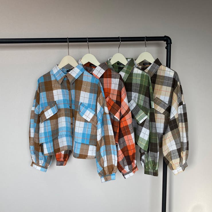 Peppermint チェック柄シャツ Sサイズ Peppermint チェック柄シャツ Sサイズ ウェア・シャツ