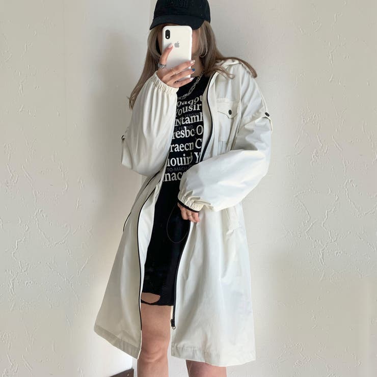 新品】Spring 大人simple ツイルドロストロングコートIVORY 【公式通販】