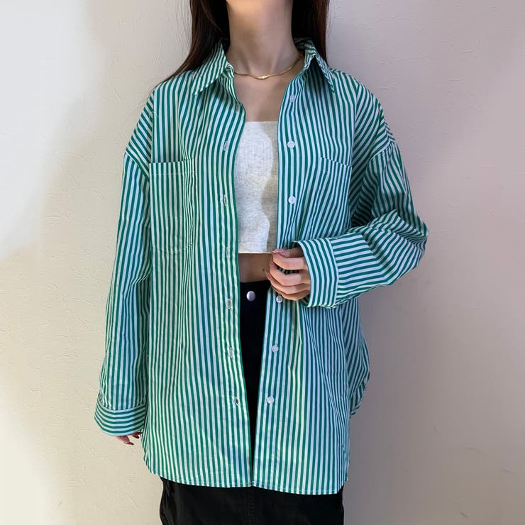 ストライプシャツ[品番：NHGW0003310]｜non-hedge （ノンヘッジ