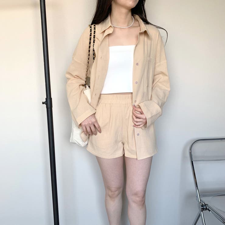 フォワードミラノ スマイル Tシャツ ショートパンツ セット白XL ヨウリュウシャツ・ショートパンツセット[品番：NHGW0003486
