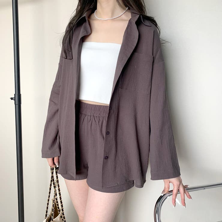 ヨウリュウシャツ・ショートパンツセット[品番：NHGW0003486