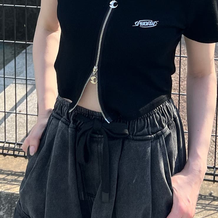 WZIPロゴプレートショートトップス | non-hedge  | 詳細画像10 