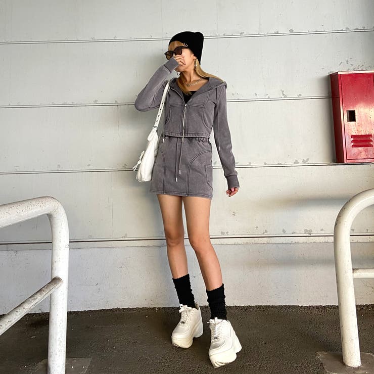 ブリーチZIPパーカー・スカートセットアップ | non-hedge  | 詳細画像9 