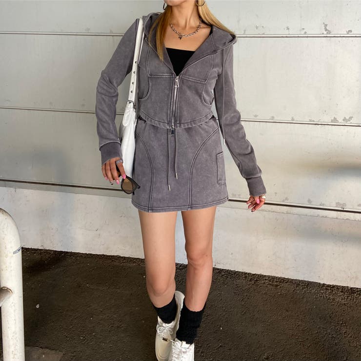 ブリーチZIPパーカー・スカートセットアップ | non-hedge  | 詳細画像12 