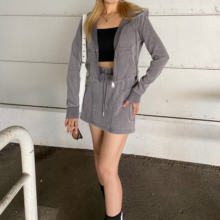 ブリーチZIPパーカー・スカートセットアップ | non-hedge  | 詳細画像14 