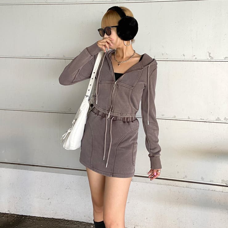 ブリーチZIPパーカー・スカートセットアップ | non-hedge  | 詳細画像17 