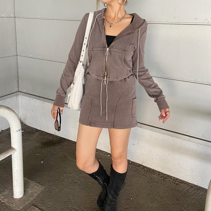 ブリーチZIPパーカー・スカートセットアップ | non-hedge  | 詳細画像20 