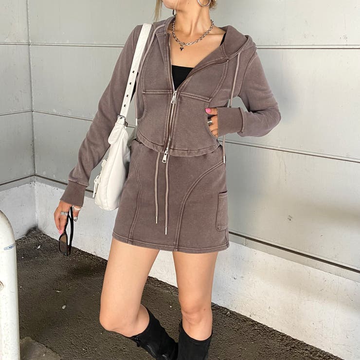 ブリーチZIPパーカー・スカートセットアップ | non-hedge  | 詳細画像21 