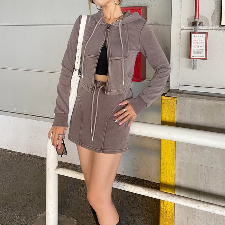 ブリーチZIPパーカー・スカートセットアップ | non-hedge  | 詳細画像23 