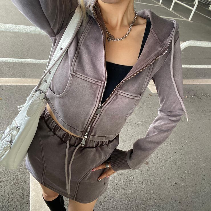 ブリーチZIPパーカー・スカートセットアップ | non-hedge  | 詳細画像25 