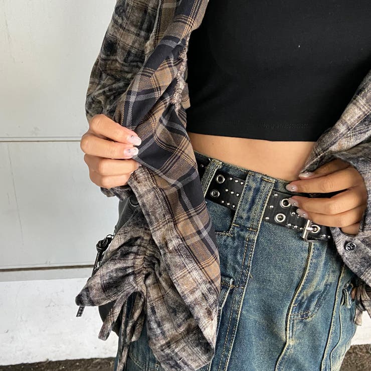 チェックフードドロストシャツ | non-hedge  | 詳細画像37 