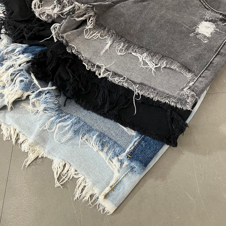 ダメージデニムショートパンツ レディース ファッション | non-hedge  | 詳細画像32 