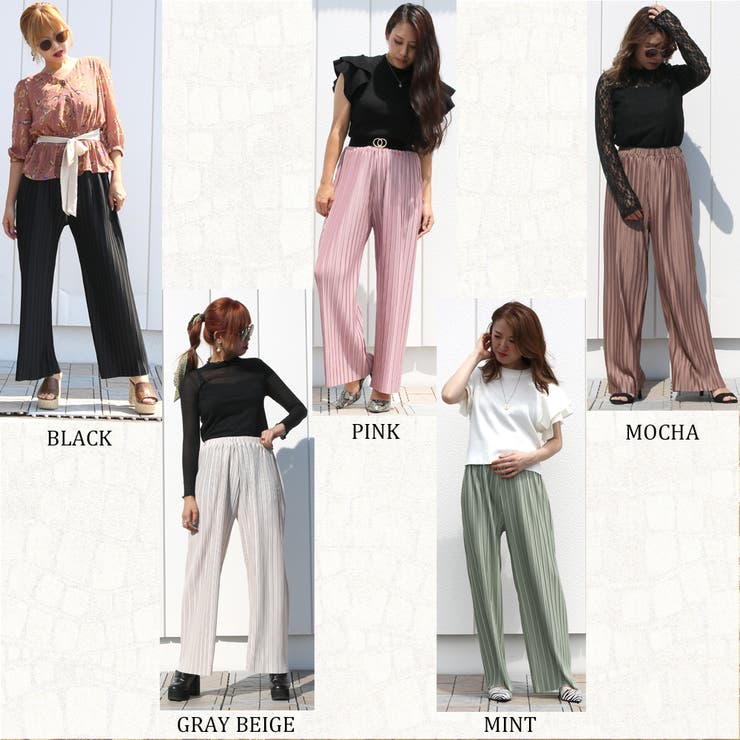 NEAT プリーツ付きワイドパンツ クリーム色 サイズ46 楽天市場】ワイドパンツ レディース 秋冬 ボックスプリーツ