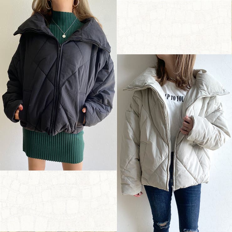 ダイヤキルト中綿ジャケット レディース ファッション[品番