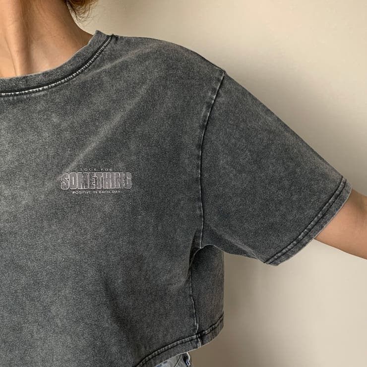 バックロゴクロップド丈Tシャツ レディース ファッション | non-hedge  | 詳細画像13 
