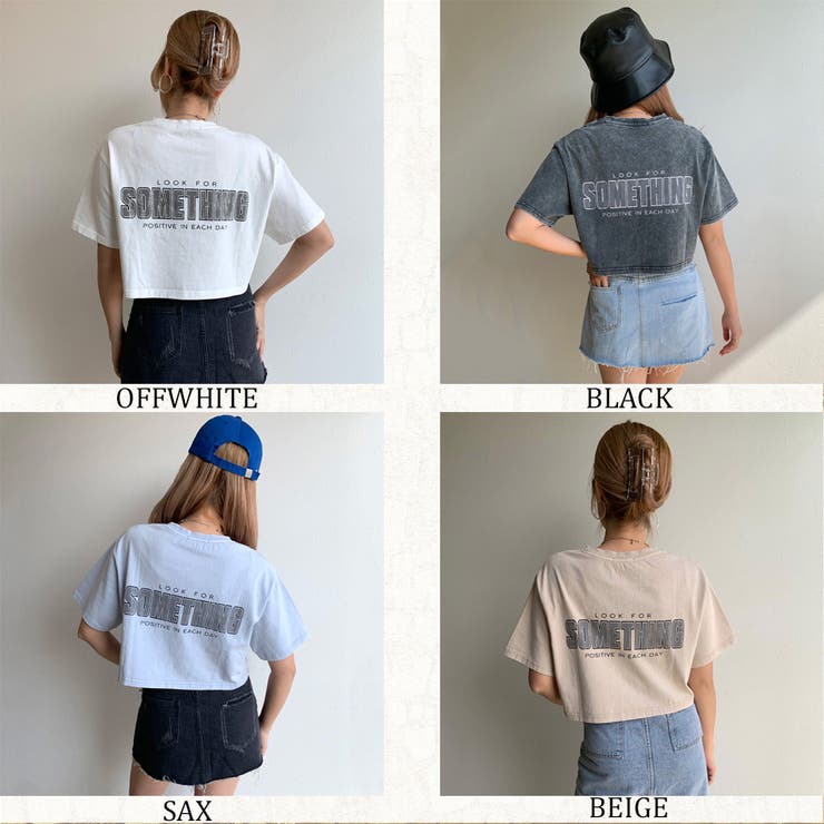 バックロゴクロップド丈Tシャツ レディース ファッション | non-hedge  | 詳細画像21 