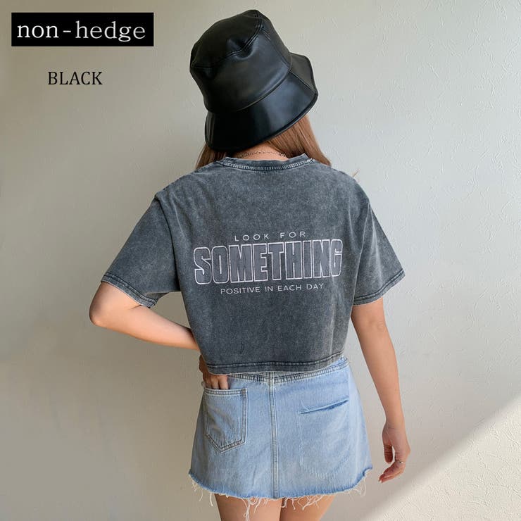 クロ | バックロゴクロップド丈Tシャツ レディース ファッション | non-hedge 