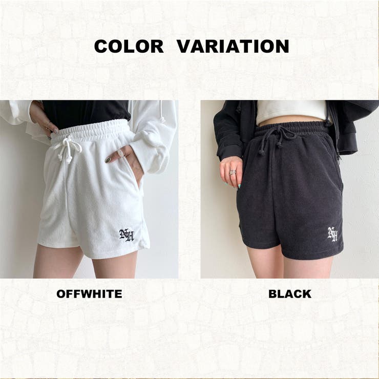 パイルショートパンツ レディース ファッション[品番