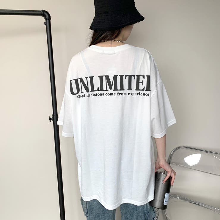 バックロゴビッグTシャツ[品番：NHGW0003620]｜non-hedge （ノンヘッジ