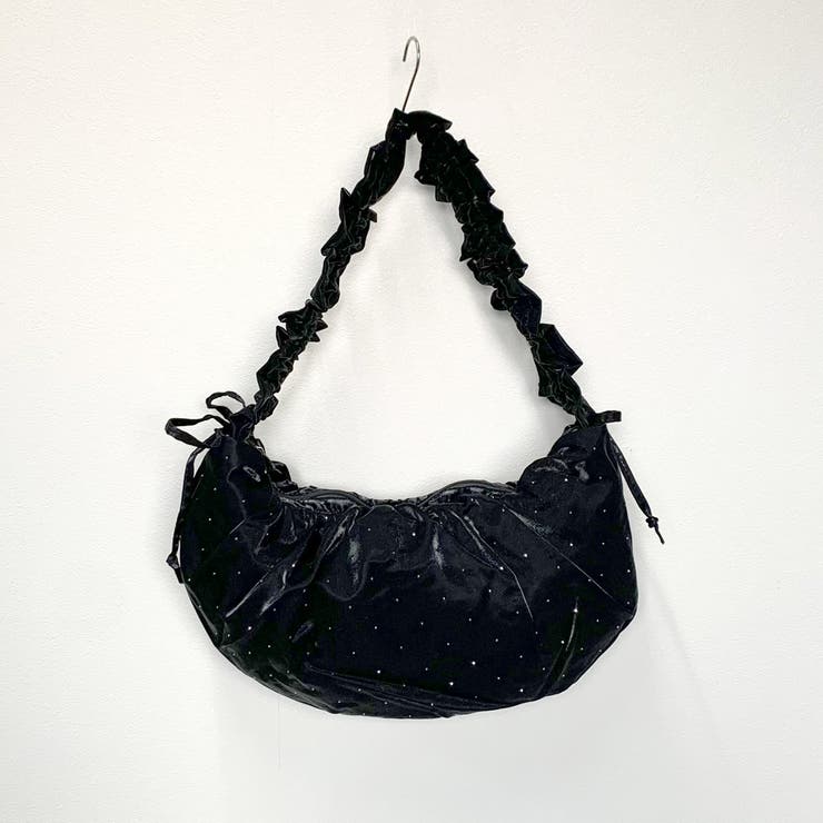 ストーンギャザーショルダーバッグ[品番：NHGW0004248]｜non-hedge