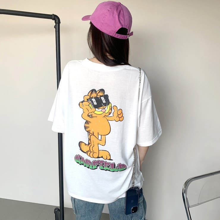 ガーフィールドプリントビッグTシャツ