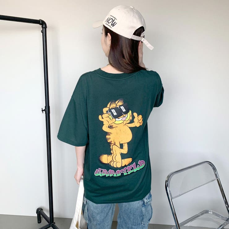 ガーフィールドプリントビッグTシャツ