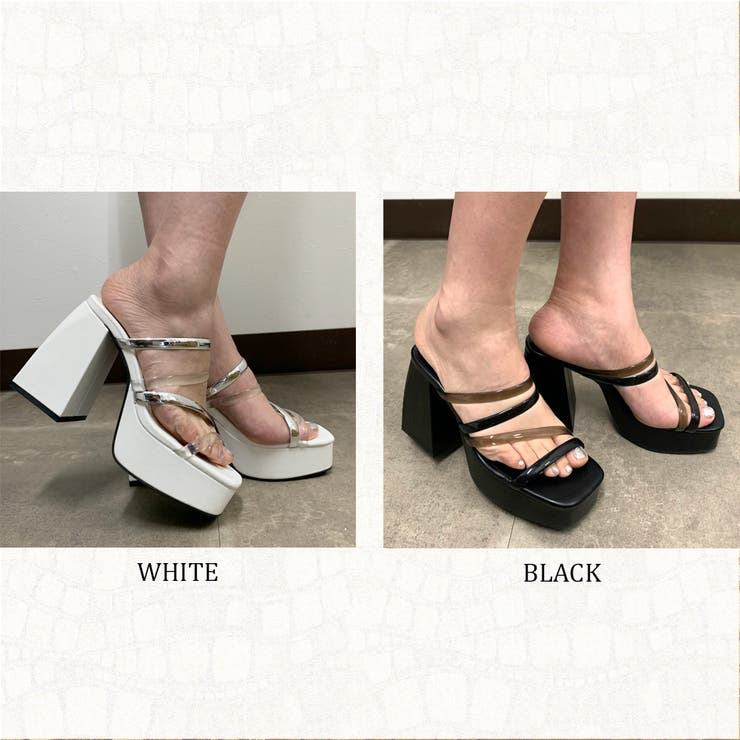 Pleaser FLAMINGO-808 超厚底サンダル 20cmヒール Y字ストラップ