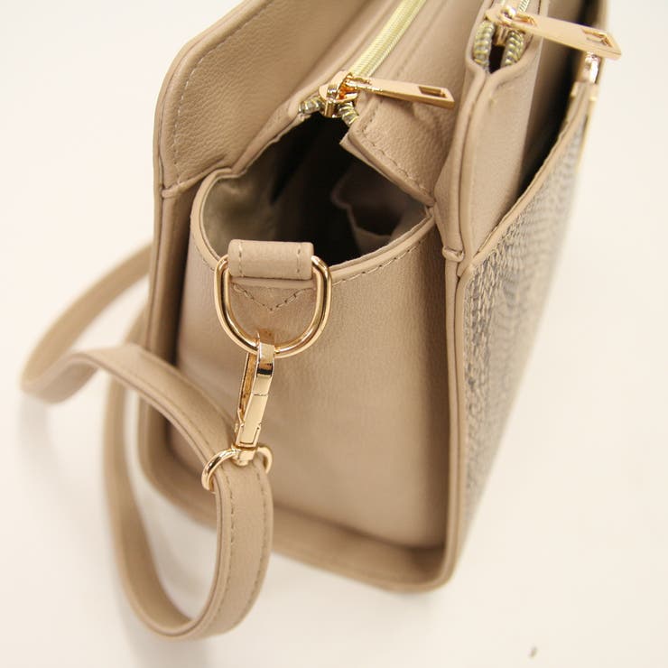 V金具ミニショルダーバッグ 斜め掛け ミニバッグ[品番：NHGW0000646