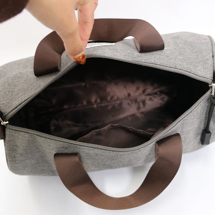 2wayキャンバス地ボストンバッグ レディース BAG[品番：NHGW0000882