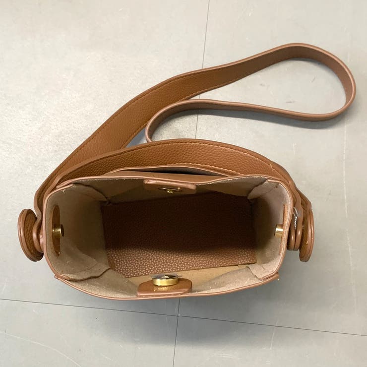 ポーチ付き合皮スクエアショルダーバッグ | non-hedge  | 詳細画像13 