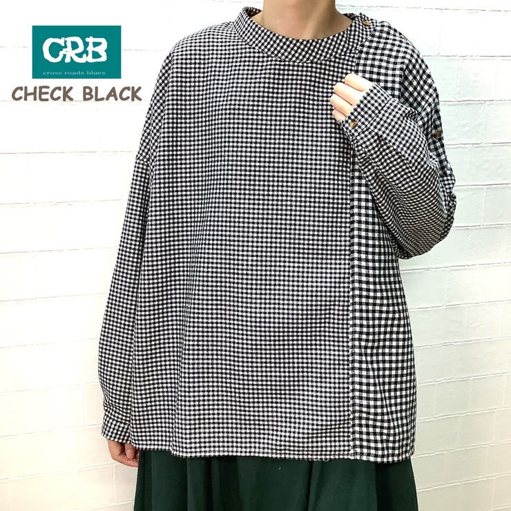 チェッククロ | 肩ボタン切替プルオーバー レディース ファッション | non-hedge