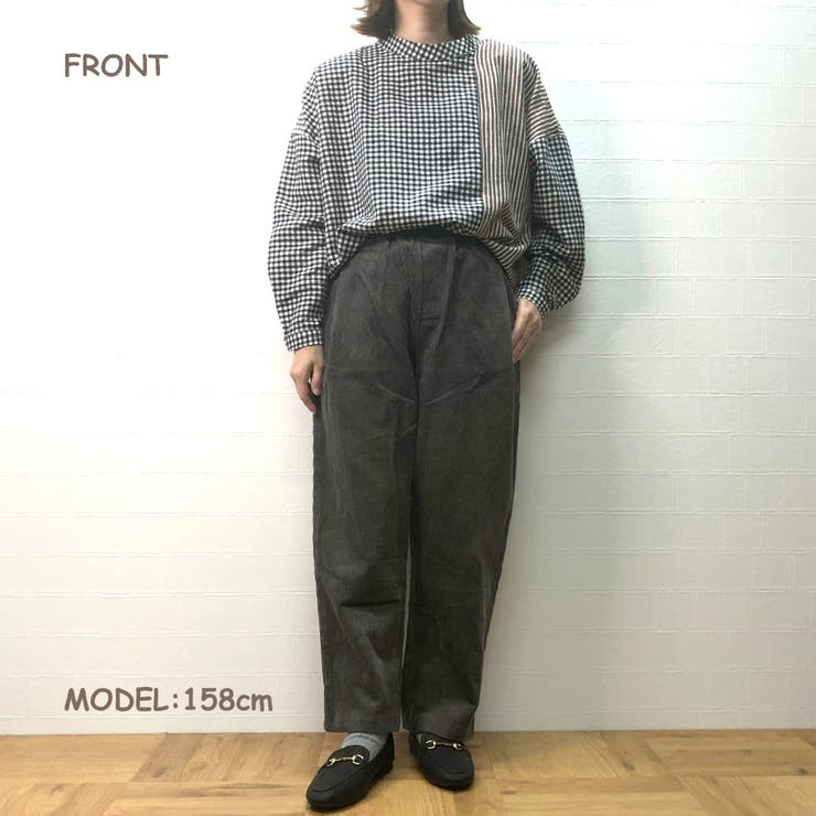 肩ボタン切替プルオーバー レディース ファッション | non-hedge  | 詳細画像2