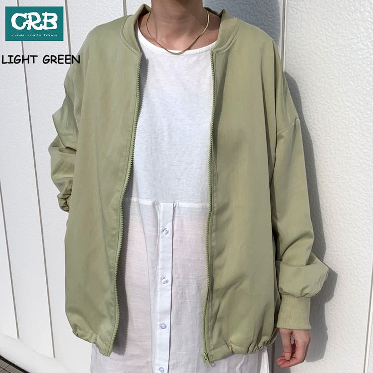 ライトグリーン | ツイルブルゾン レディース ファッション | non-hedge 