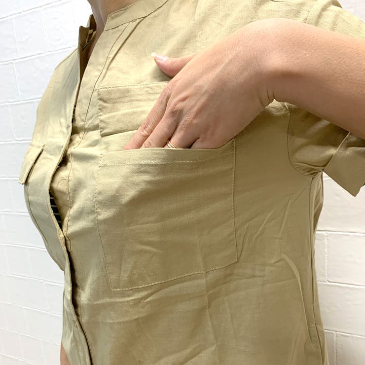 サファリシャツワンピース レディース ファッション | non-hedge  | 詳細画像11 