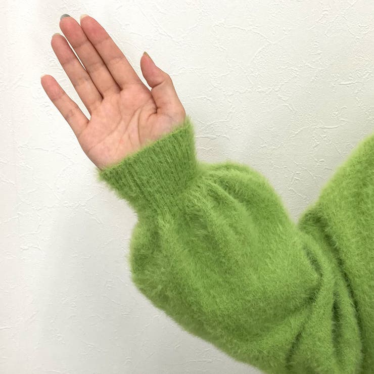 シャギーニットカーディガン[品番：NHGW0002851]｜non-hedge