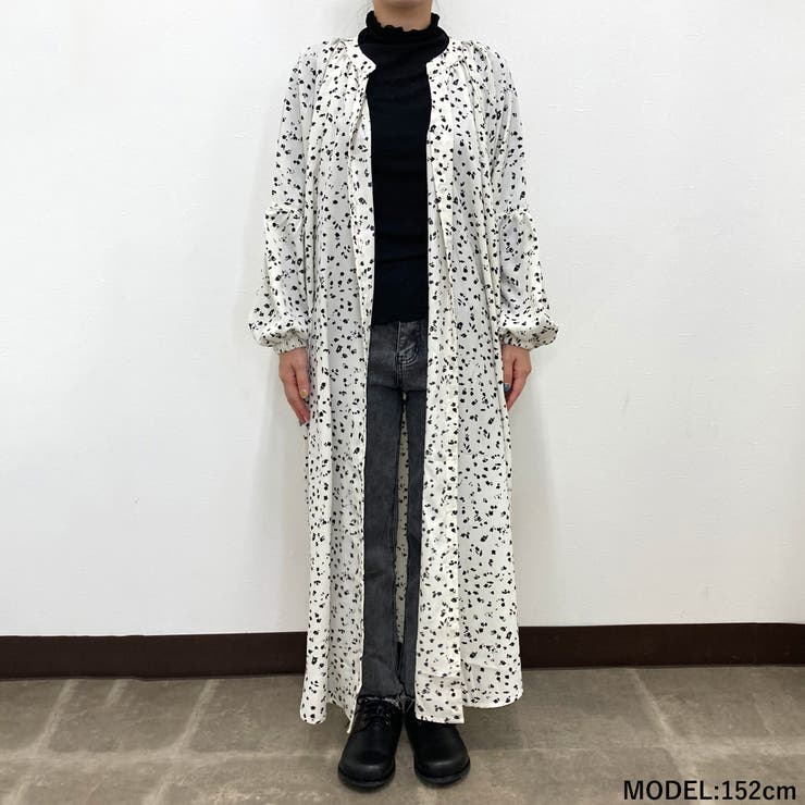 2WAY花柄シャツワンピース[品番：NHGW0002799]｜non-hedge